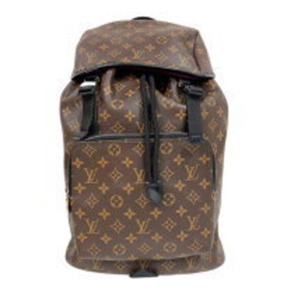 Louis Vuitton Monogram Macassar Brown Backpack Daypack - Picture 1 of 12